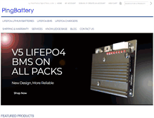 Tablet Screenshot of pingbattery.com